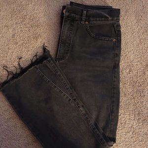 Express Cropped Flare High Rise Jean